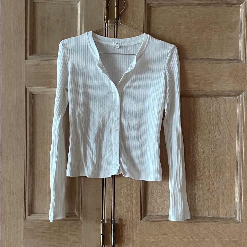 Cream Aerie Cardigan, Size S